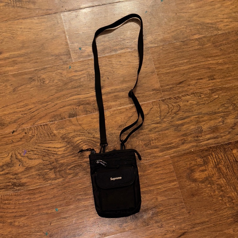 Supreme Black Crossbody Bag